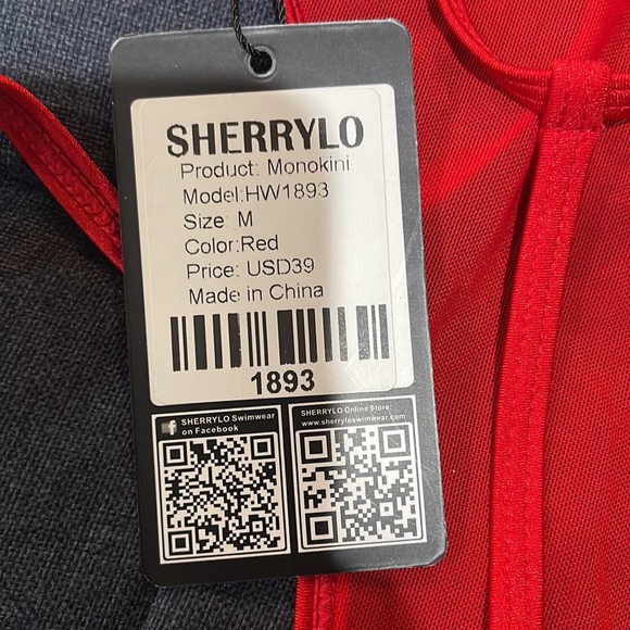 Red bodysuit - Picture 3 of 3